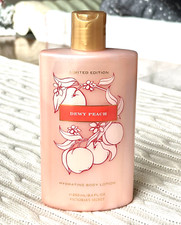 Victoria  s Secret DEWY PEACH Hydrating Body Lotion Limited Edition 8.4 oz READ 