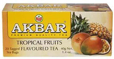 Akbar Tropical Fruit 25 Tea Bags