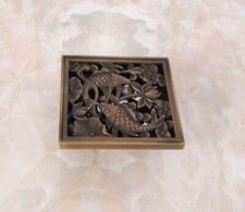 Antique Brass Anti-odor and insect-proof Floor Drain For Bathroom Garden 2hr032