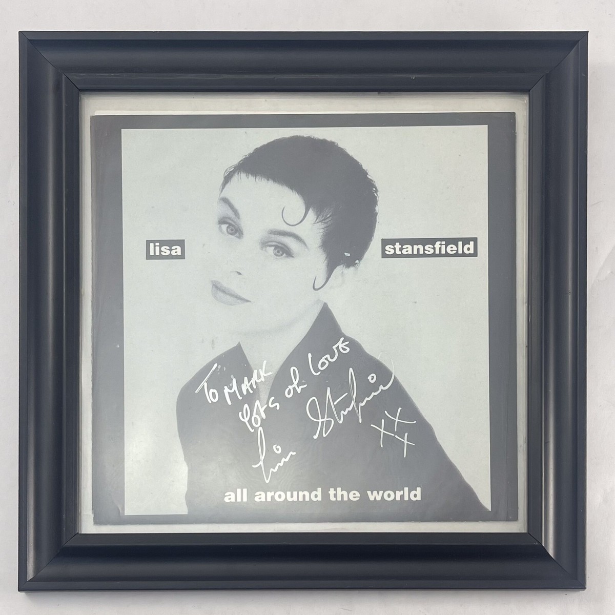 Lisa Stansfield All Around the World 1989 Signed 7