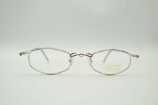 Vintage Taxi SM-70 Silver Multicolored Oval Glasses Eyeglass Frame NOS