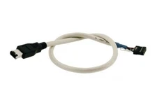 6-Pin Firewire Male Connector to Internal 9-Pin Board Header Cable