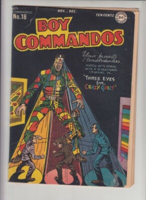 BOY COMMANDOS #18 GD+ DC COMICS 1946