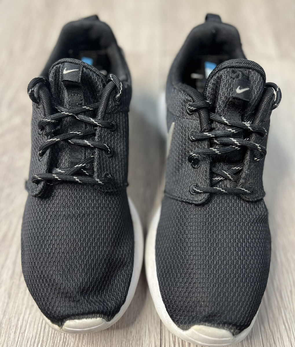 Nike Roshe Run One Black Metallic Silver Platinum White