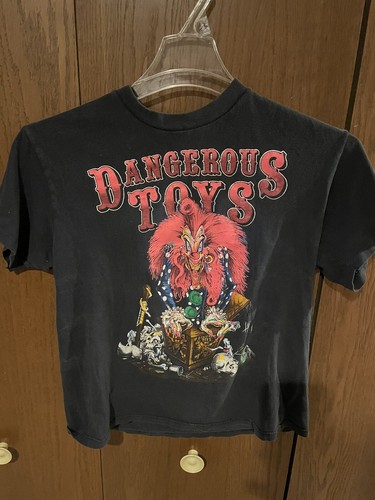 Original Vintage 1989 Dangerous Toys Sportin A Woody Tour Shirt Large