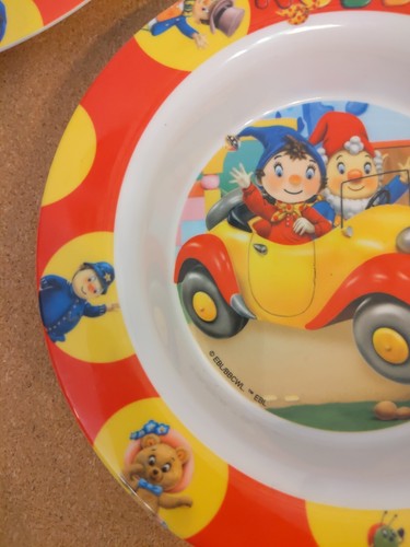 Rare Noddy Childrens Plate & Bowl Set Trudeau Melamine - Picture 5 of 19