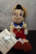 Disney Parks Pinocchio Mini Bean Bag Plush 8  Doll w/ Tag   Disney Store Exclusi
