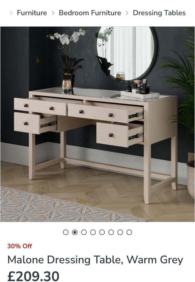 Dunelm Malone dressing table eBay