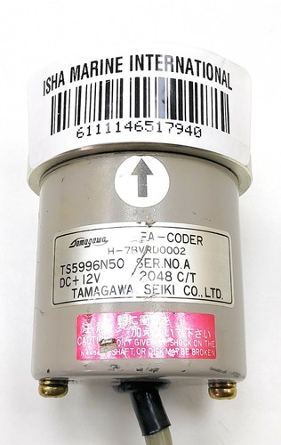 Tamagawa Synchro Motor TS5996N 50 FA-Coder H-7BVRD0002 DC+12V - Picture 8 of 8