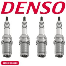 Denso 4x Spark Plugs Fits Chevrolet Ford Hummer Mazda Pontiac Saab Toyota IT16TT