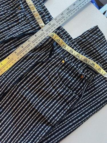 JONES NEW YORK Women’s Size 10 Pants Cotton Stretch Striped Cropped Drawstring - Picture 8 of 9