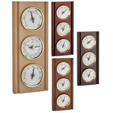 TFA 20.1002 Legno Massiccio Stazione Meteo Barometro Termometro Analogico