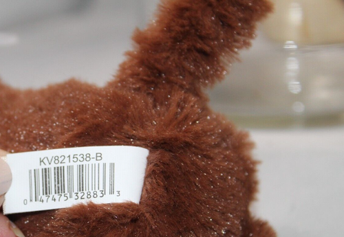 "Dan Dee Marrón Bronceado Mono Peluche Colgante Manos Pegajosas Animal de Peluche 10" - Imagen 10 de 10