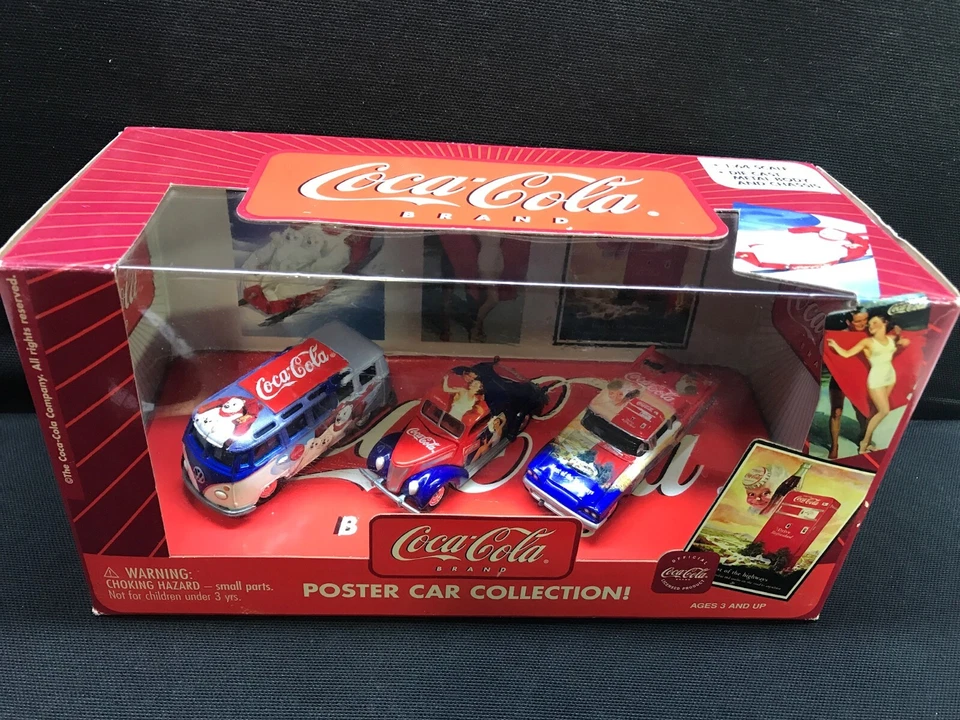 Johnny Lightning Coca Cola Poster Car Collection 1:64 Diecast - Image 2 of 4