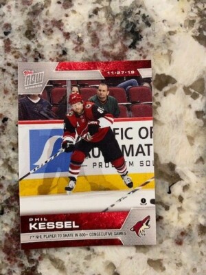 2019-20 TOPPS NOW NHL STICKER WEEK 9 PHOENIX COYOTES PHIL KESSEL #74