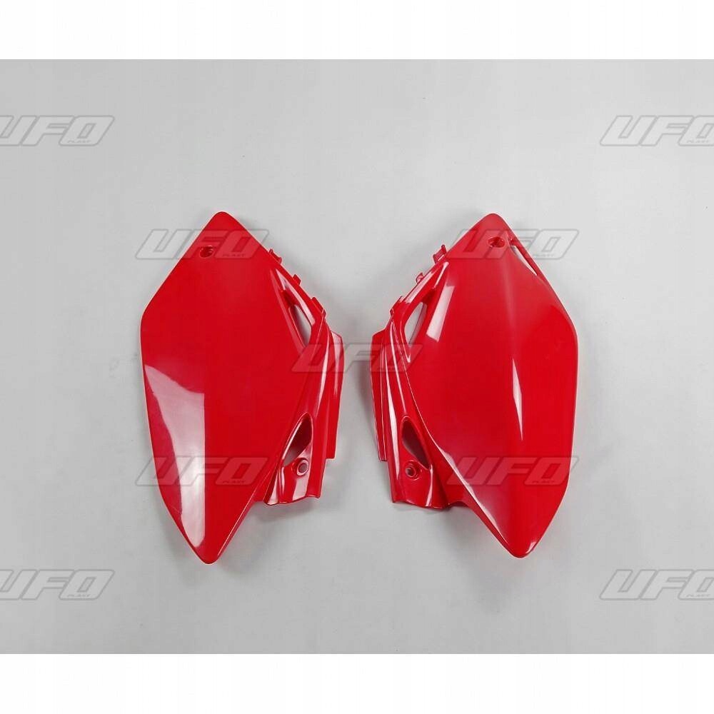Plaque latérale Honda CRF 450R 2007 2008 rouge plastique garde-boue