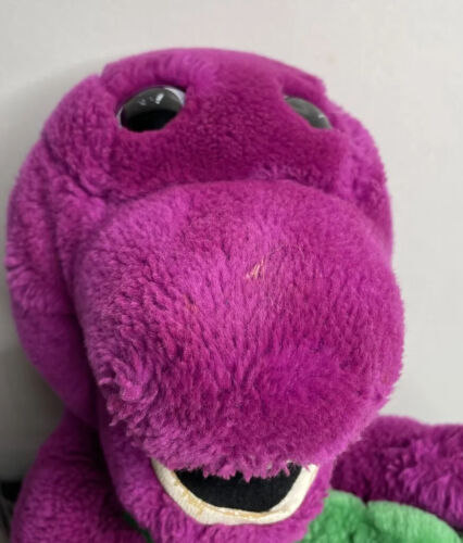 The Lyons Group Vintage 1992 Barney And Baby Bop Plush Set Pair - Picture 2 of 12