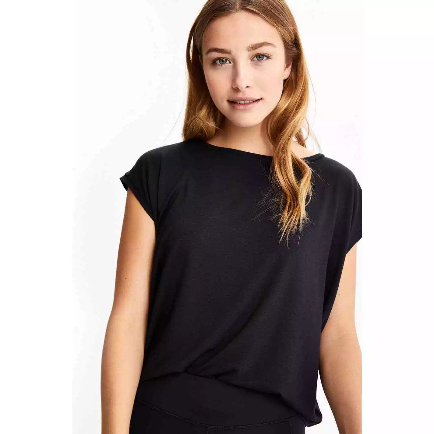 lole agda short sleeve terry material athleisure shirt