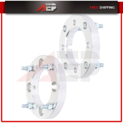2 Pcs 4x137 to 4x156 ATV Wheel Adapters 1'' 12x1.5 For Can-Am Commander Kawasaki