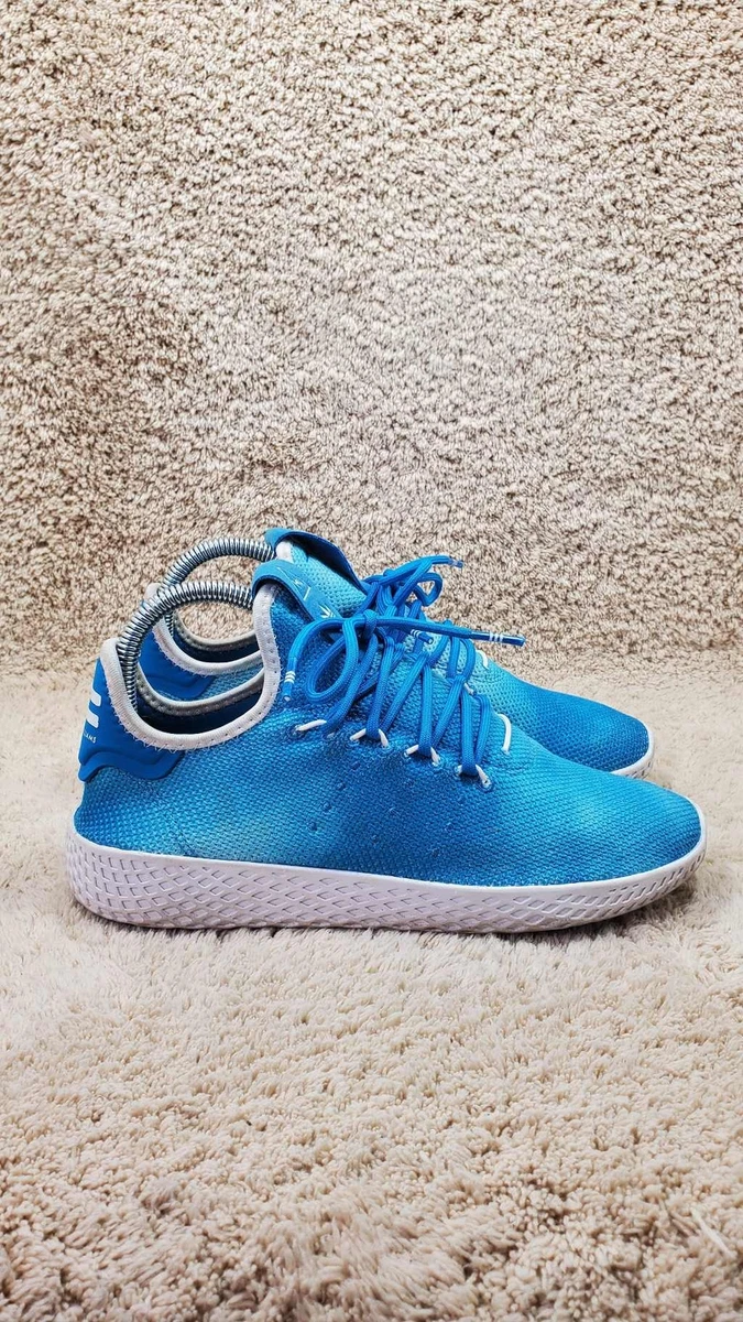 Adidas Pharrell Williams Tennis Hu Sneaker Shoes Blue Men's Size 6 /  Women's 7