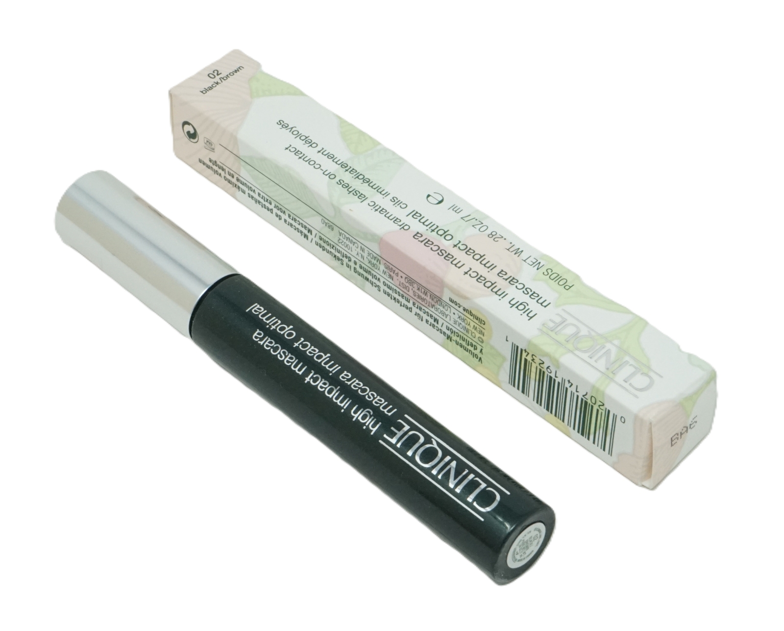 Тушь для ресниц Clinique High Impact, 7 мл, черная/коричневая 02