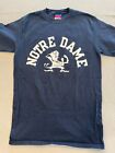 Notre Dame T Shirt Adult Medium Champion Ncaa Blue Cotton College Tee
