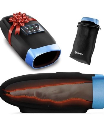 LifePro Hand Massager for Arthritis, Carpal Tunnel, Stiff Joint, LP-LGR - Black