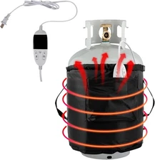 Propane Tank Heater Blanket,Gas LP Cylinder with black 