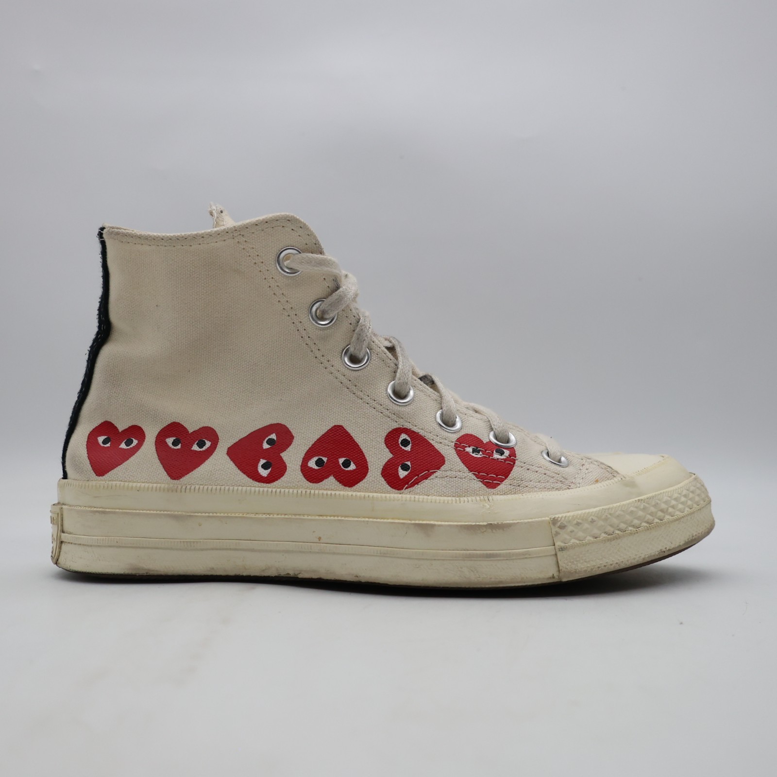 Converse Chuck 70 CDG Hi Men's 6 Women's 8 Multi Heart Sneakers 162972C