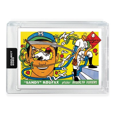 Topps PROJECT 2020 Card 145 Sandy Koufax by Ermsy - PR: 6385