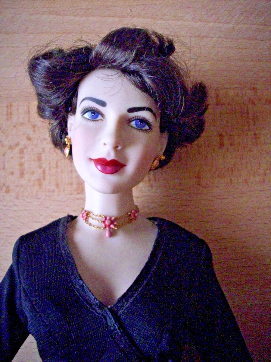 Franklin Mint Puppe "Elisabeth Taylor" 16" gebraucht