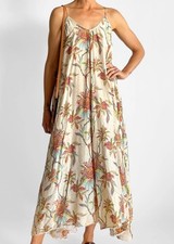 Zimmermann Keeper Floral Silk Slip Maxi Dress Size 1 US 4