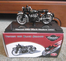 ATLAS EDITIONS CLASSIC MOTORBIKES "VINCENT HRD BLACK SHADOW 1954" 1/24TH SCALE