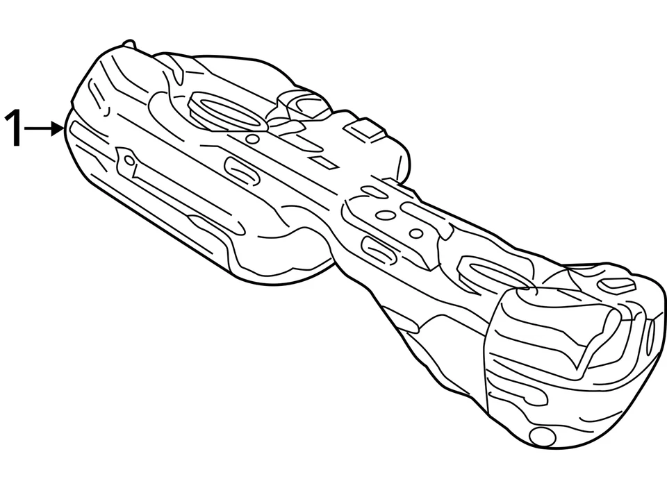 Fuel Tank Convertible N52N Engine Fits 07-13 BMW 328i 823001 Foto 3 de 4