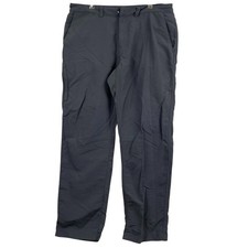 REI Mens Pants Size 36x32 Straight Leg Outdoors Charcoal Gray Comfortable Casual