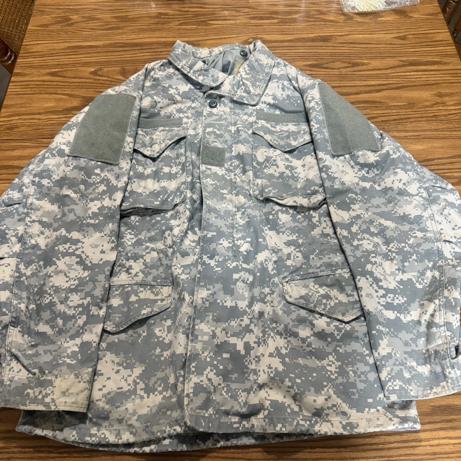 Cold Weather Field Coat Universal Camo Pattern Large Regular Golden MFG