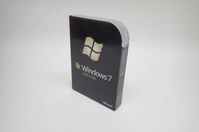 Microsoft Windows 7 Ultimate 32 / 64bit Kit DVD Media + Key Retail Box - Image 1 of 2