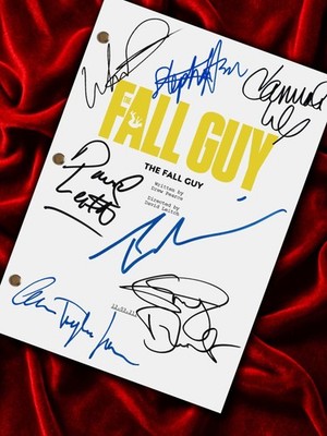 The Fall Guy Signed Movie Script Reproduction Screenplay