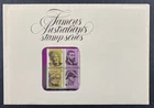 1973 Famous Australians Australia Post Office Stamp Presentation POP Pack