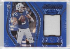 2020 Certified New Generation Jerseys Mirror Blue 96/99 Jacob Eason #13 13l2