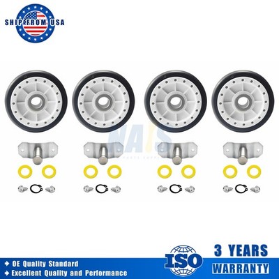New 31001096 LA-1008 Dryer Roller Shaft Kit fits Admiral Magic Chef Maytag Norge