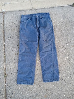 Blue Bell BigBen Flannel Lined Jeans 36x32 Vintage USA Carpenter Wrangler