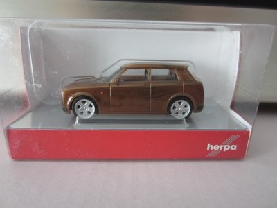 HERPA 956666 TRABANT NT CONCEPT in BROWN - model is PLASTIC - HO or 1:87 scale