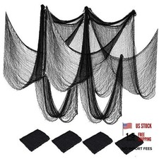 4 Pack Halloween Creepy Cloths, Scary Spooky Cloth Creepy Gauze, 4pc 30x72inch