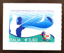 Francobollo Italia 2011 0,60 € Campionati Mondiali Pesca Sportiva MNH/**