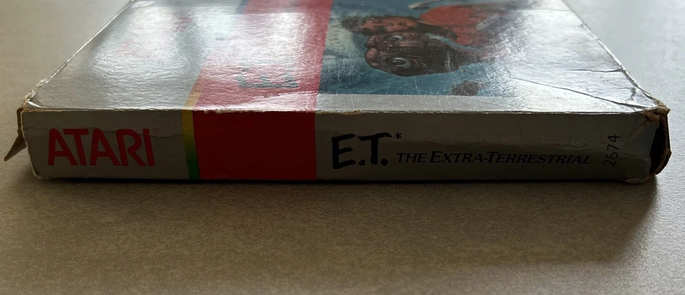 Atari 2600 - E.T. The Extra Terrestrial - Cartuccia gioco ET - Con scatola e manuale - Immagine 4 di 4