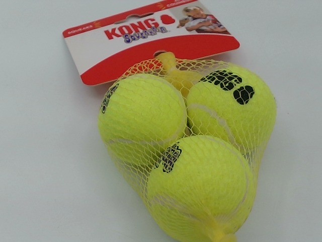 KONG X-Small Yellow Tennis Balls Air Dog/Puppy SqueakAir Fet