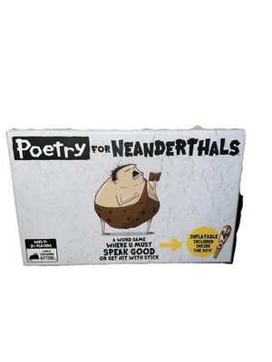 Exploding Kittens Poetry for Neanderthals Word Card Game NEW SEALED!