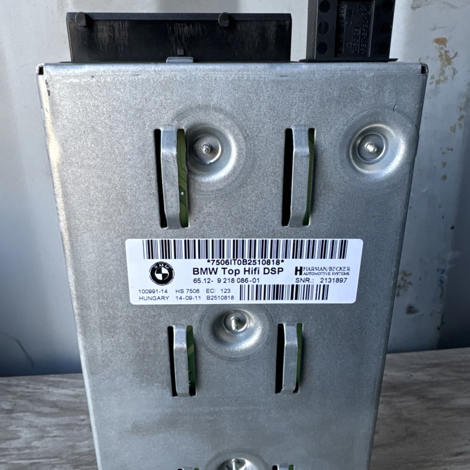 ✅ Amplificador AMP Top Logic 7 L7 HARMAN KARDON #220188 FABRICANTE DE EQUIPAMENTO ORIGINAL BMW E82 E88 E90 E92 E93 - Imagem 2 de 4