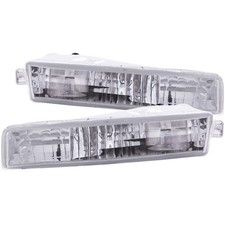 Anzo 511012 Parking Turn Signal Light Lamp Chrome Clear For 1997-2001 Prelude